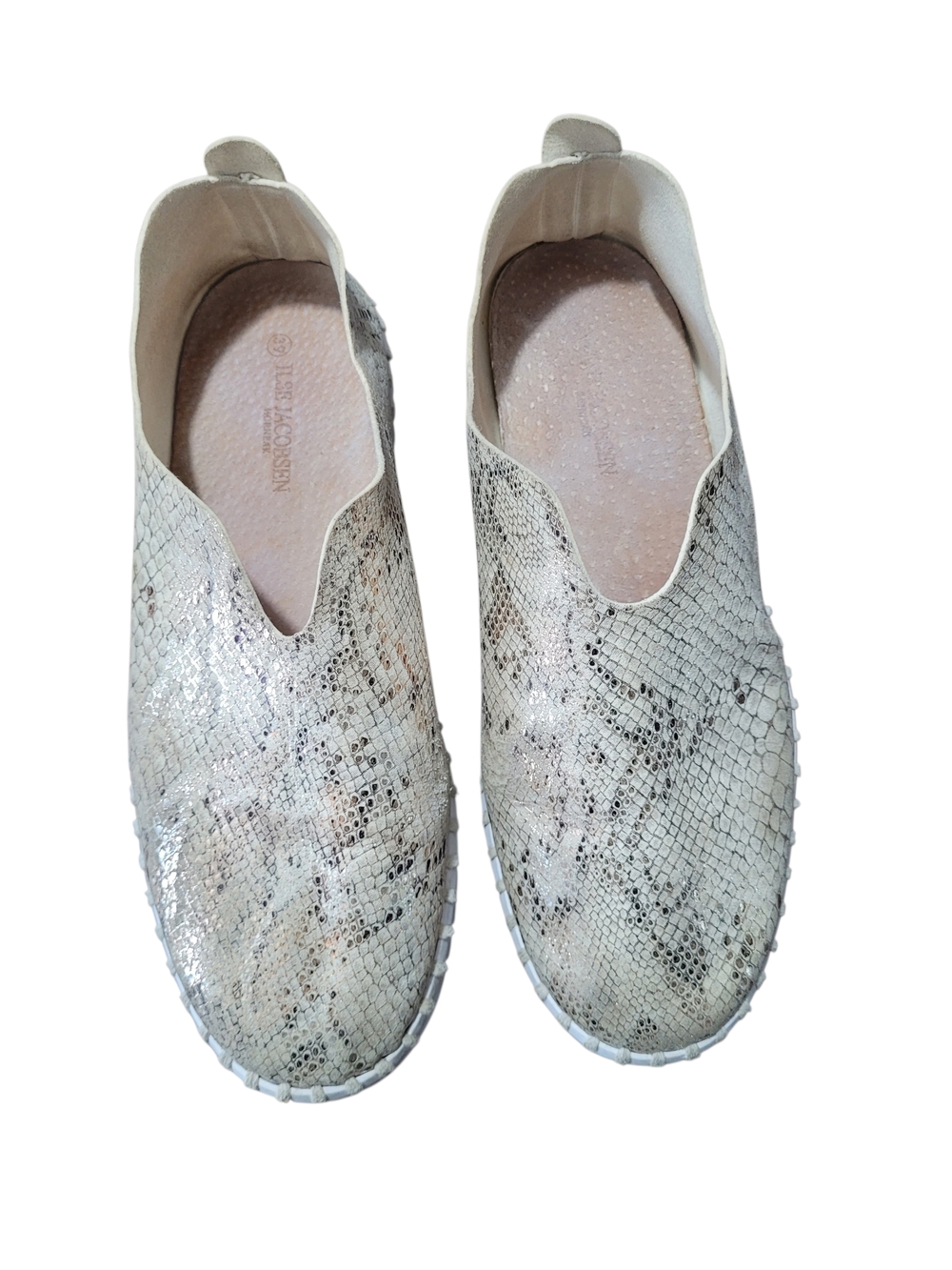 Ilse Jacobsen Women's Tulip Wheat Metallic Snake